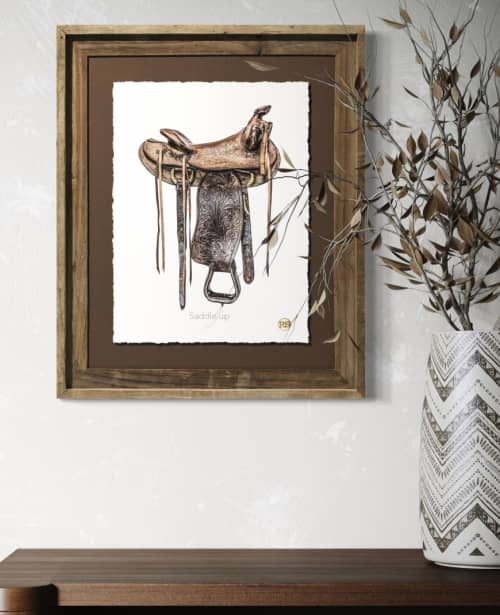 Saddle Up | Photography by Rick Szczechowski Photography Inc.. Item made of paper compatible with rustic style