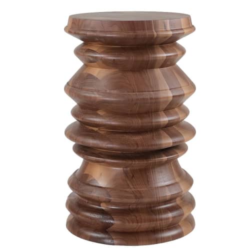 Verona Walnut Stool Table | Side Table in Tables by Pfeifer Studio. Item composed of walnut in contemporary or modern style