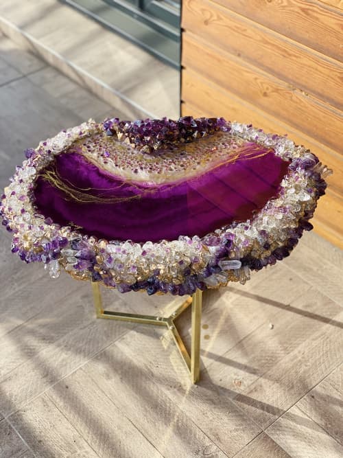 Limited edition Amethyst table | Coffee Table in Tables by Hunaiza N Ashraf. Item compatible with art deco style