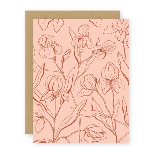Iris Card | Gift Cards by Elana Gabrielle. Item made of paper