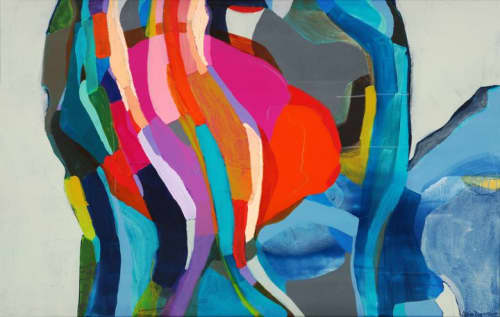 Get It Right | Oil And Acrylic Painting in Paintings by Claire Desjardins. Item composed of canvas