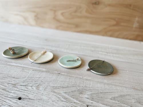 Small Dish | Saucer in Tableware by Bridget Dorr. Item made of stoneware