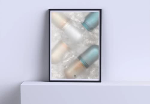 Pills-B2 | Prints by Yole Design Studio. Item made of paper works with contemporary & modern style