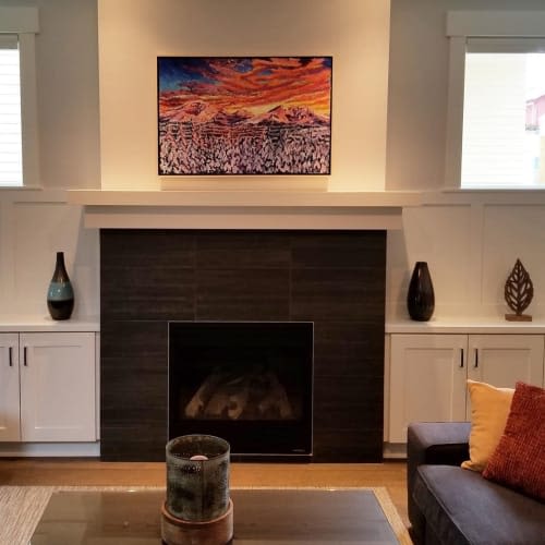 “Dreaming” Painting | Oil And Acrylic Painting in Paintings by Eryn Tehan. Item made of canvas with synthetic