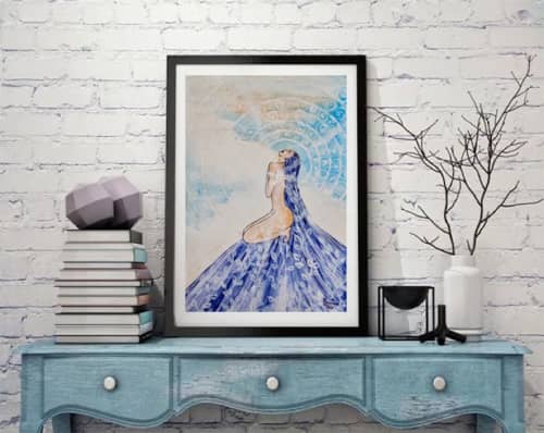 The Universe Within (2024) | Oil And Acrylic Painting in Paintings by Elena Parau