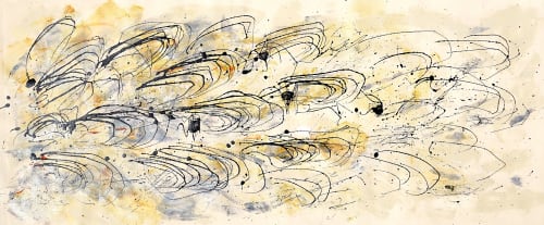 Our True Innermost Self | 19x44 | Modern Art For Sale | Oil And Acrylic Painting in Paintings by Jacob von Sternberg Large Abstracts. Item composed of canvas and synthetic