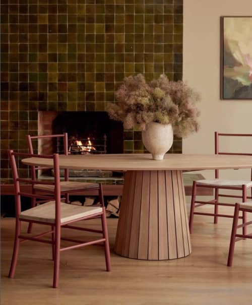 White ceramic vessel | Vase in Vases & Vessels by Àlvar Martinez. Item composed of ceramic in boho or minimalism style