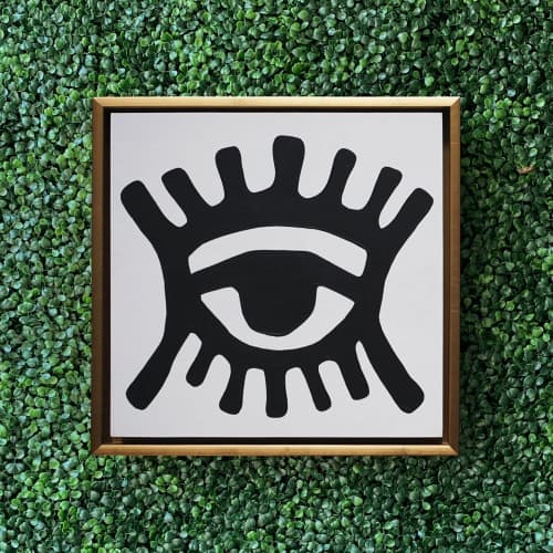 SEER, SEEING №2 | Oil And Acrylic Painting in Paintings by Leslie Phelan Mural Art + Design. Item made of canvas