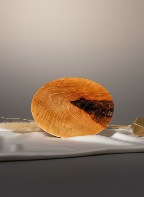 Solid Walnut Minimalist Tray | Handcrafted Luxury Statement | Decorative Bowl in Decorative Objects by Holzkunst Samuel Meisinger. Item made of walnut works with minimalism & contemporary style