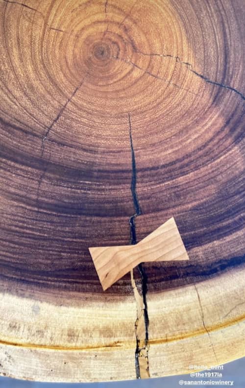 Deep Dish Round Table | Coffee Table in Tables by Bent Studio | San Antonio Winery in Los Angeles