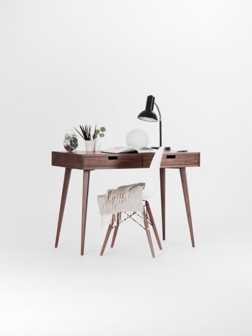 modern walnut dressing table Modern Walnut Makeup Vanity with Light Dressing Table with Jewelry Storage  & CabinetHomary