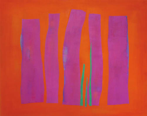 Rhythms | Oil And Acrylic Painting in Paintings by Kat Evans. Item composed of canvas