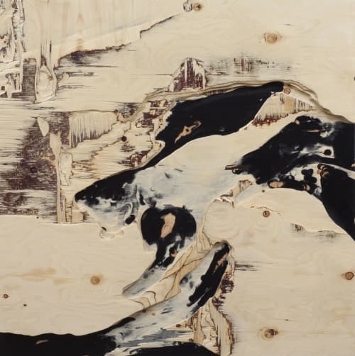 Constellations | Oil And Acrylic Painting in Paintings by Yechel Gagnon. Item composed of wood