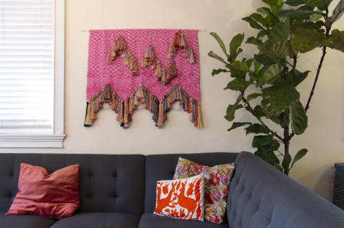 Hill and Valleys I | Tapestry in Wall Hangings by Kristy Bishop Studios. Item composed of wool and fiber