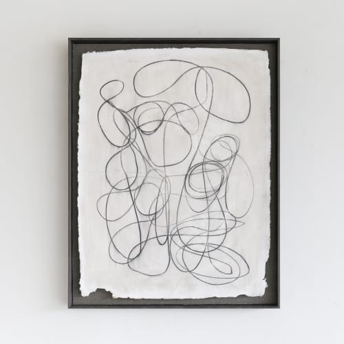 Grafitie Linea Di Segno Six | Mixed Media in Paintings by Kim Fonder