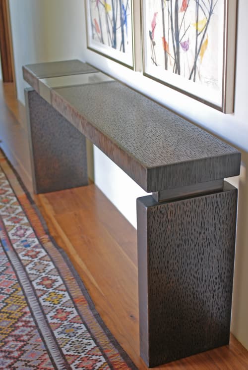 Chinle Console | Console Table in Tables by Andrea Wendel. Item composed of wood and steel