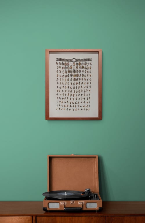 Watchband Tapestry - Metallic Hues | Wall Sculpture in Wall Hangings by Rachel Leibman. Item made of metal with synthetic