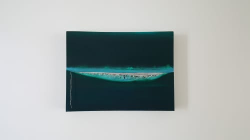 l'Horizen - The line where two dimensions meet. | Oil And Acrylic Painting in Paintings by Hugo. Item composed of synthetic