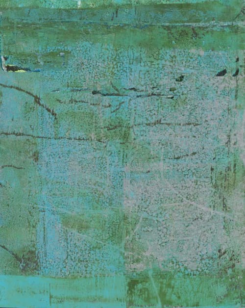 Clover-L Canvas Print | Prints in Paintings by MELISSA RENEE fieryfordeepblue  Art & Design. Item made of canvas works with contemporary & eclectic & maximalism style