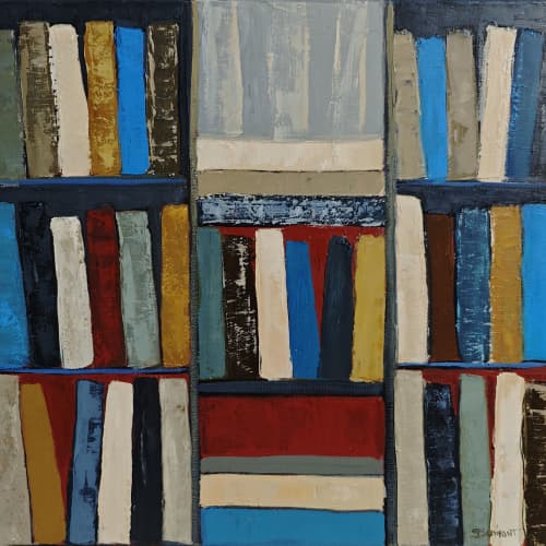 philosophy | Oil And Acrylic Painting in Paintings by Sophie DUMONT.. Item made of canvas compatible with minimalism and contemporary style
