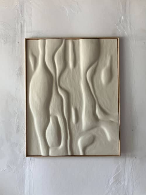 ‘Loam’ | Wall Sculpture in Wall Hangings by Greyya Jay. Item made of cement & fiber compatible with minimalism and japandi style