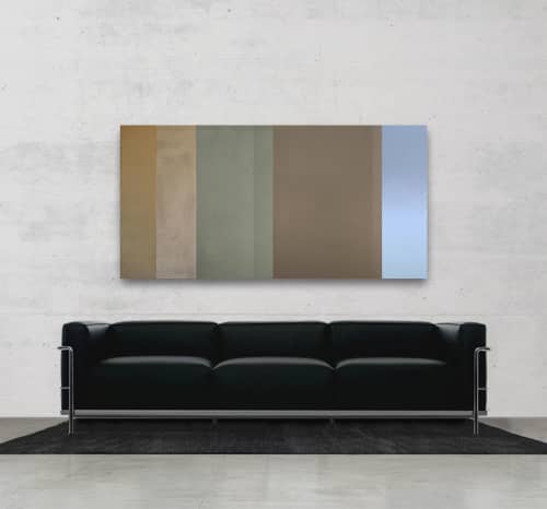 Acrylic Painting 'Asleep in the Desert' | Oil And Acrylic Painting in Paintings by Scott Woodward Meyers Art. Item made of wood & canvas compatible with minimalism and contemporary style