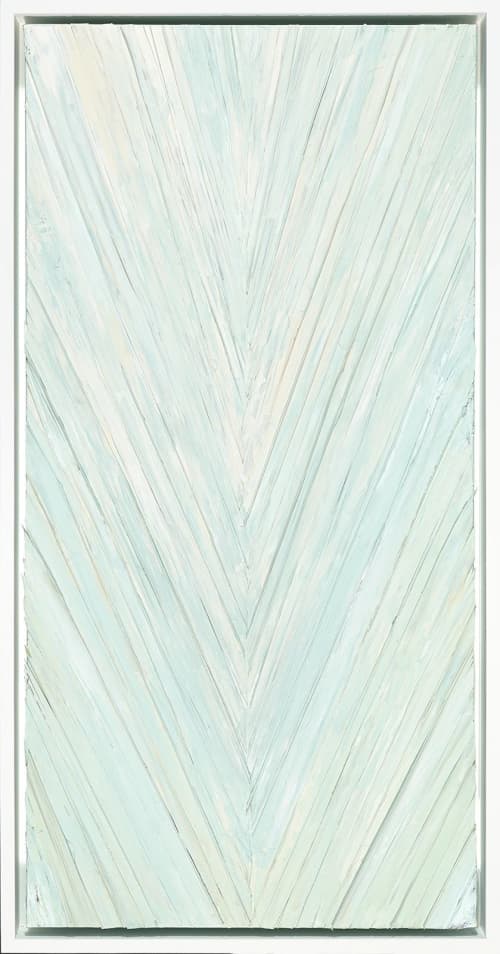 Palmetto | Mixed Media in Paintings by Kelly Hanna Studio. Item made of canvas with fiber works with boho & minimalism style