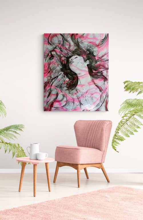 What if I could fly? | Mixed Media by Frederick Worrell Art and Design. Item composed of canvas