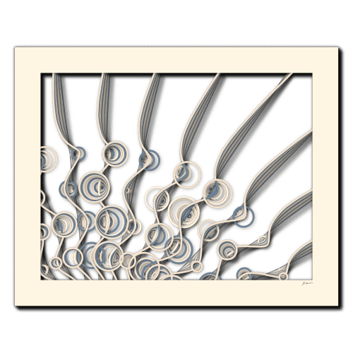 Serenity in Motion | Wall Sculpture in Wall Hangings by Shawn Kemp. Item composed of paper in contemporary or modern style