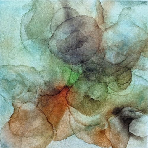 Backwoods | original abstract painting | Mixed Media in Paintings by Megan Spindler. Item composed of canvas