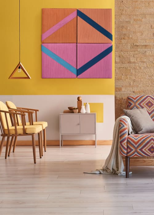 COLORCORD™ Panels | Wall Hangings by BroCoLoco. Item made of cotton