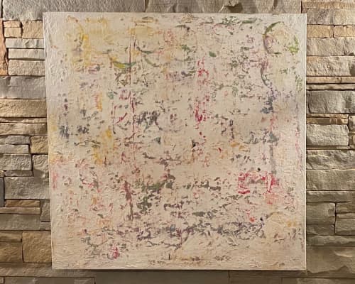 Sunset Through the Fog | Oil And Acrylic Painting in Paintings by George Ayres