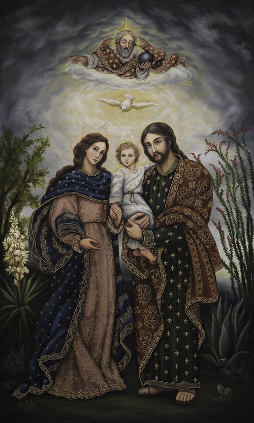 The Holy Family Prints on Paper by Ruth and Geoff Stricklin (New