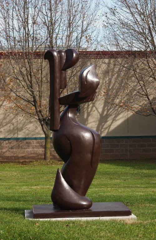Water Talk | Public Sculptures by Choi  Sculpture | Michener Art Museum in Doylestown. Item composed of steel