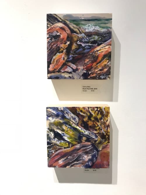 Rock Pools by Celina Melo at Quest Art School + Gallery, Midland
