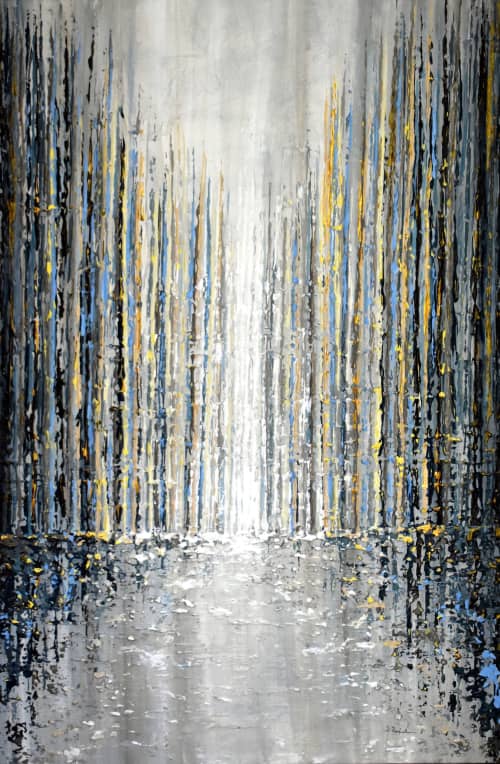 Equilibrium | Oil And Acrylic Painting in Paintings by DANIELA PASQUALINI | Los Angeles in Los Angeles. Item made of canvas