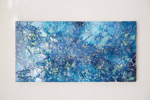 Night Curtain | Mixed Media by Chieko Shimizu Fujioka