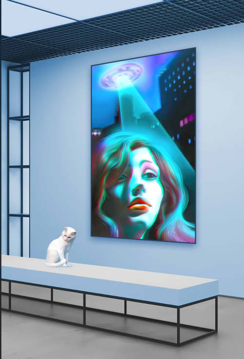 Entrancenigma 1 | Prints by Blue Bliss. Item works with boho & contemporary style