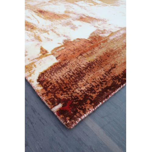 Artistic Abstract Rug 4'8" x 6'8" | Area Rug in Rugs by MEEM RUGS. Item composed of wool compatible with contemporary and coastal style