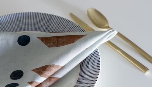 Mathilde Linen Napkin ( Set of 2) | Linens & Bedding by For Reasons Unknown | For Reasons Unknown Creative Studio in The Bronx. Item made of linen