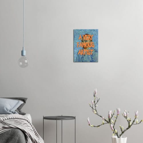 a very famous artist | Prints by Jill Laine Art + Designs. Item made of canvas