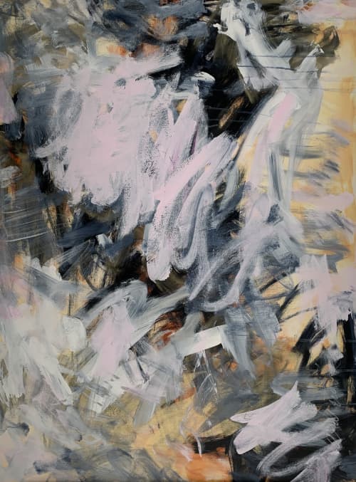 You Have Captured My Heart🔴 | Oil And Acrylic Painting in Paintings by Darlene Watson Abstract Artist. Item composed of canvas and synthetic