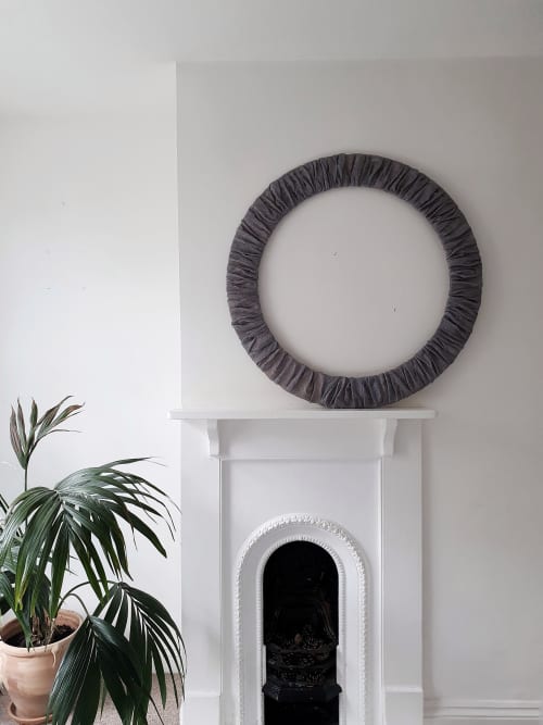 Endlessly Ours II | Tapestry in Wall Hangings by Saskia Saunders. Item made of birch wood & cotton compatible with minimalism and contemporary style