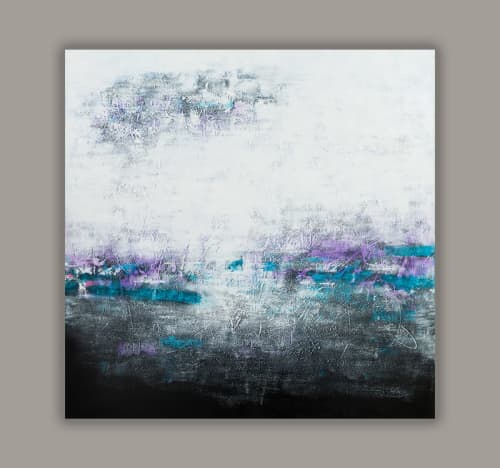 Breakthrough  40H X 40W | Oil And Acrylic Painting in Paintings by Robin Jorgensen. Item made of canvas