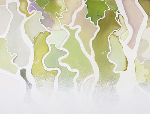 "Sundarbans" | Oil And Acrylic Painting in Paintings by Lynn Benson. Item made of canvas