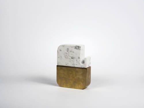 Fossili - balena | Ornament in Decorative Objects by gumdesign. Item composed of brass & marble compatible with contemporary style