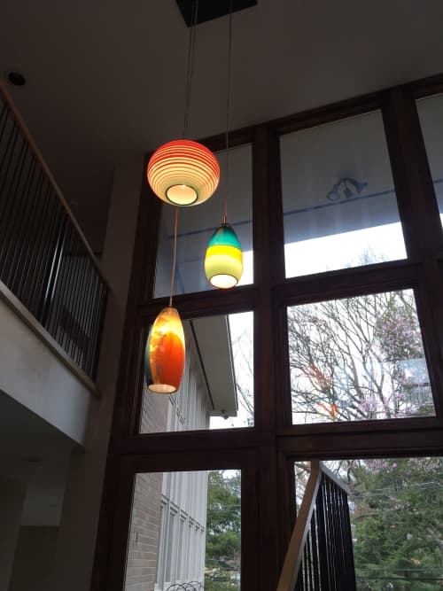 LANTERNA | Pendants by Illuminata Art Glass Design by Julie Conway