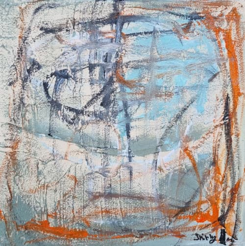 "Clears Up" | Oil And Acrylic Painting in Paintings by Shirly Maimom Art. Item made of canvas with synthetic