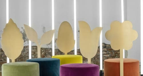 Giardino Botanico COLLECTION | Accent Chair in Chairs by SECOLO. Item made of wood with fabric
