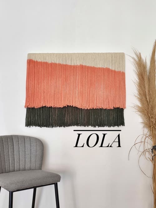 Lola | Tapestry in Wall Hangings by Pepita Topos Studio. Item works with contemporary & industrial style